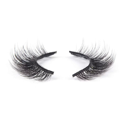 Synthetic Fiber Material Natural Lashes, Super Light Weight,Soft Reusable False Eyelash,Xmz206