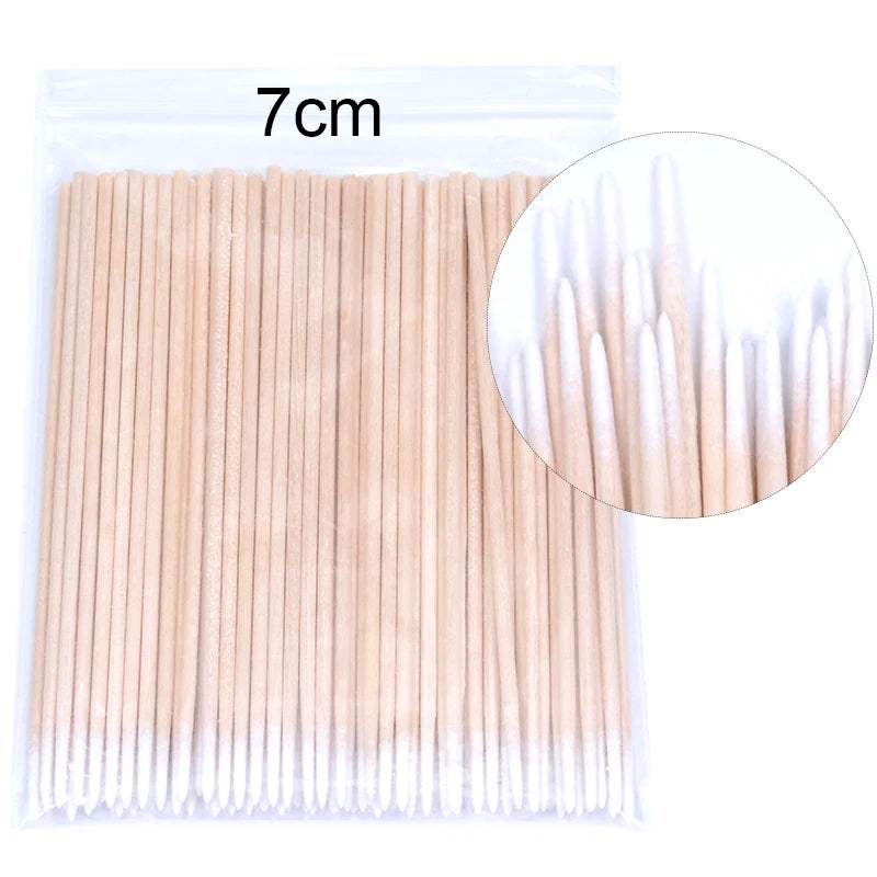 50Pcs Disposable Lip Brush Makeup Mascara Wands Solid Stick Lipgloss Lipstick Brushes Micro Beauty Applicators Wands