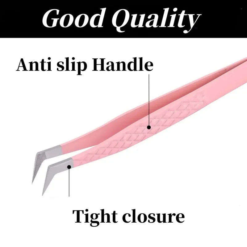 Lashes Tweezers with Fiber Tip Tweezers for Eyelash Extensions Fiber Tips Eyelash Tweezers Eyelash Extensions Lash Tweezers