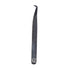 LASH Eyelash Extension Tweezer - Professional & Precision Lash Tweezer for Eyelash Extensions - Japanese Steel, Diaond Grip, Fiber Tip (X4, Black)