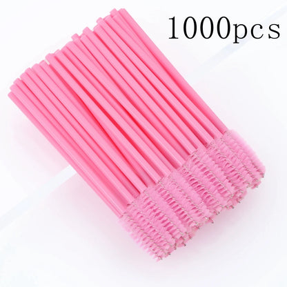 50/1000Pcs Disposable Eyelash Brushes Eyelashes Extension Tools Eyebrow Brush Mascara Wands Applicator Spoolers Makeup Tools