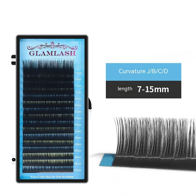 16 Rows Assortment Pack Single Round Hair Grafting Eyelashes