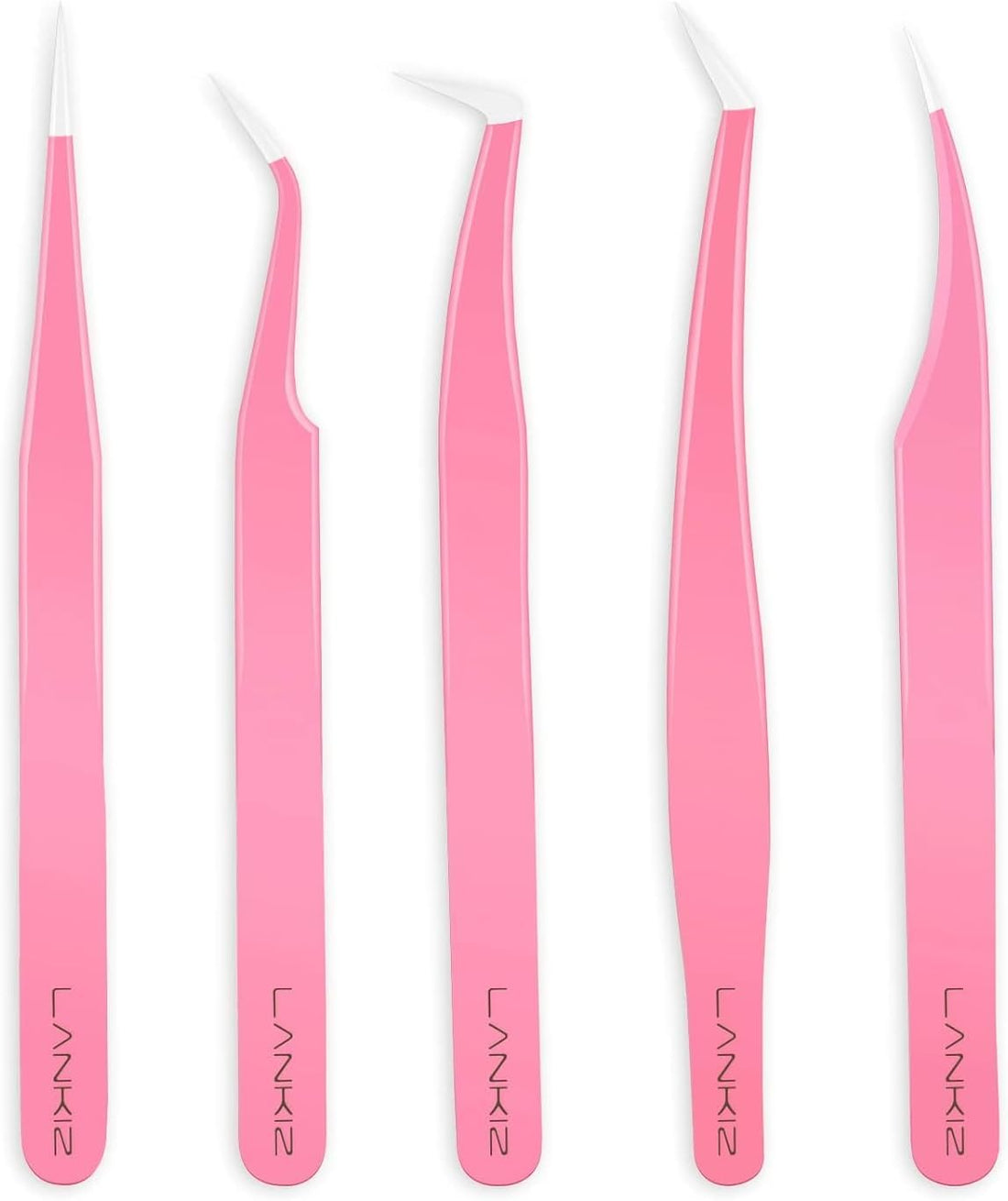 Eyelash Extension Tweezers Set 5 PCS for Volume Lash