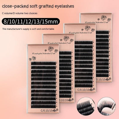 Grafting Eyelash Single Dense Row Round Hair Planting