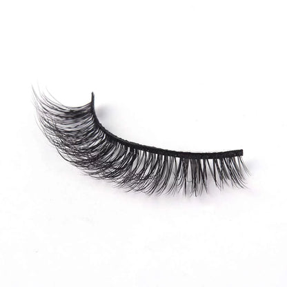 Synthetic Fiber Material Natural Lashes, Super Light Weight,Soft Reusable False Eyelash,Xmz206