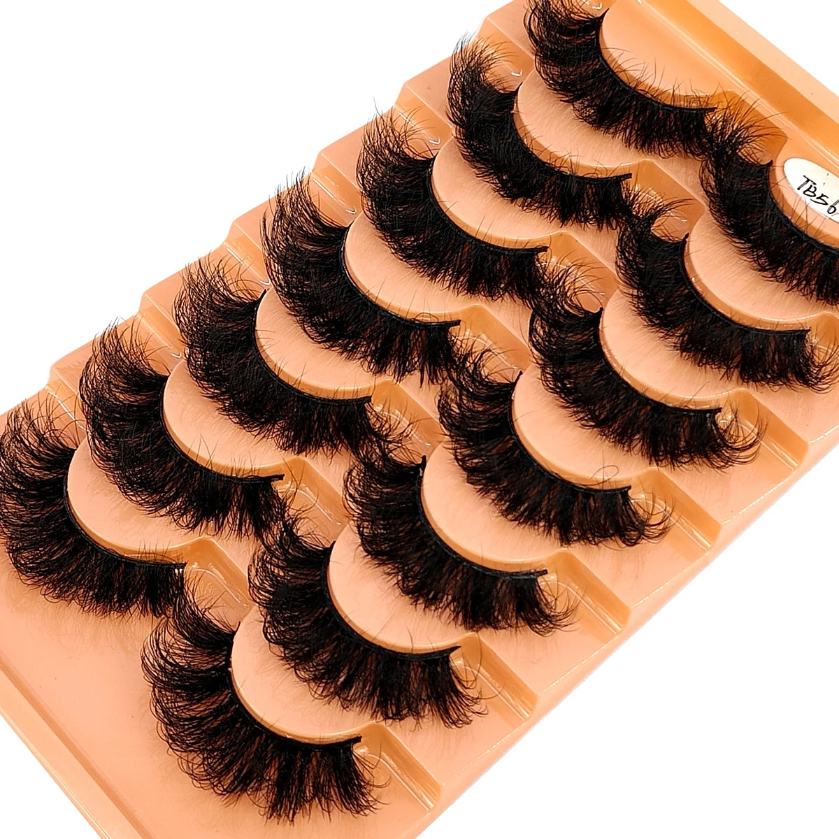 Mink Lashes Natural Look False Eyelashes Wispy Cat Eye Lashes Fluffy 3D Mink Lashes Natural Fake Lashes Strip Lashes Pack 7Pairs