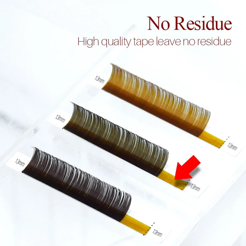 SONG LASHES  make up tool High Quality brown eyelash extensions for salon False lashes 12 lines per tray