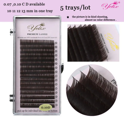 Individual False Eyelash Extension Lashes Mink Eyelashes Fake Cilios Posticos