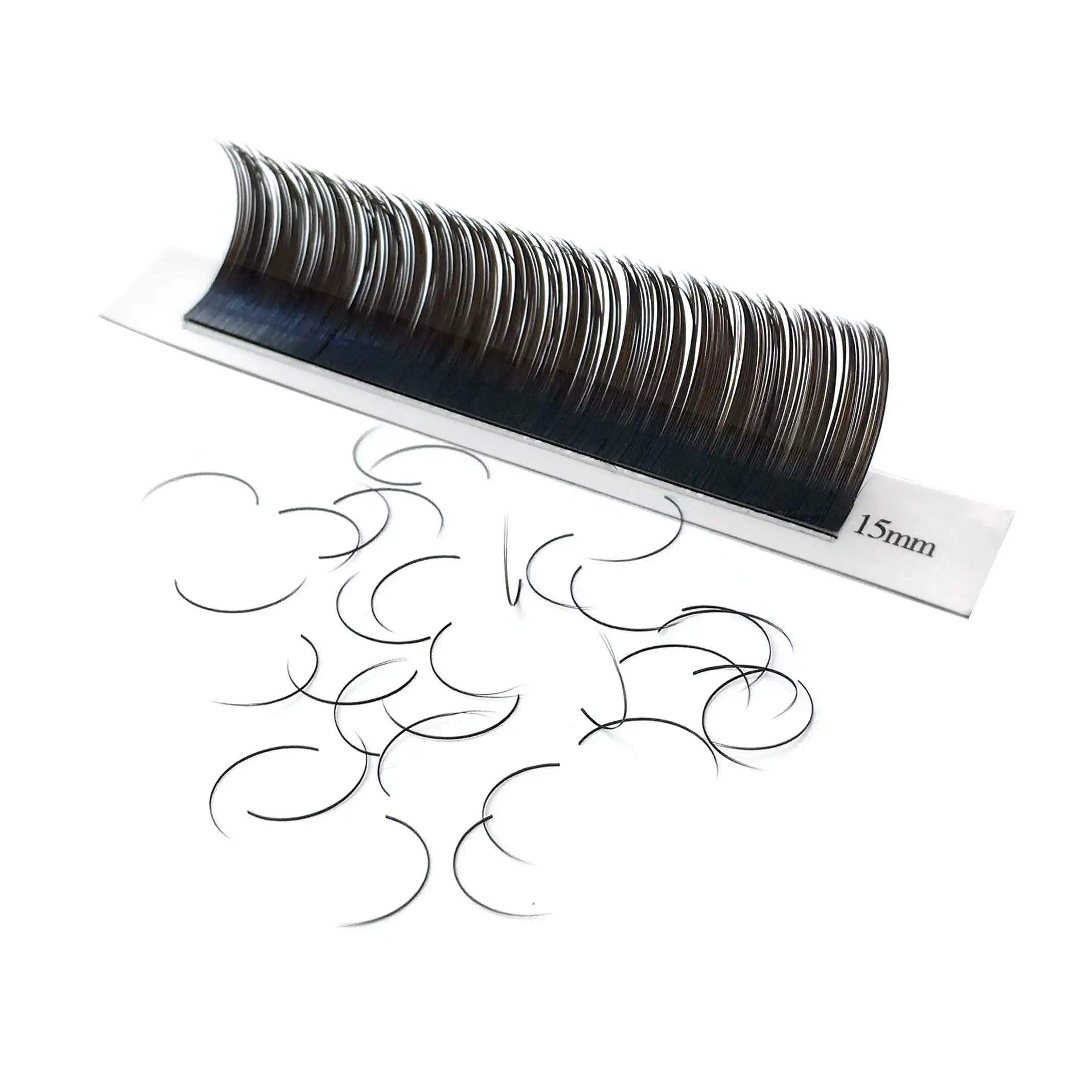 JB Jeyelabeau Flat Ellipse Lashes Super Soft Black Flat Eyelashes Extension