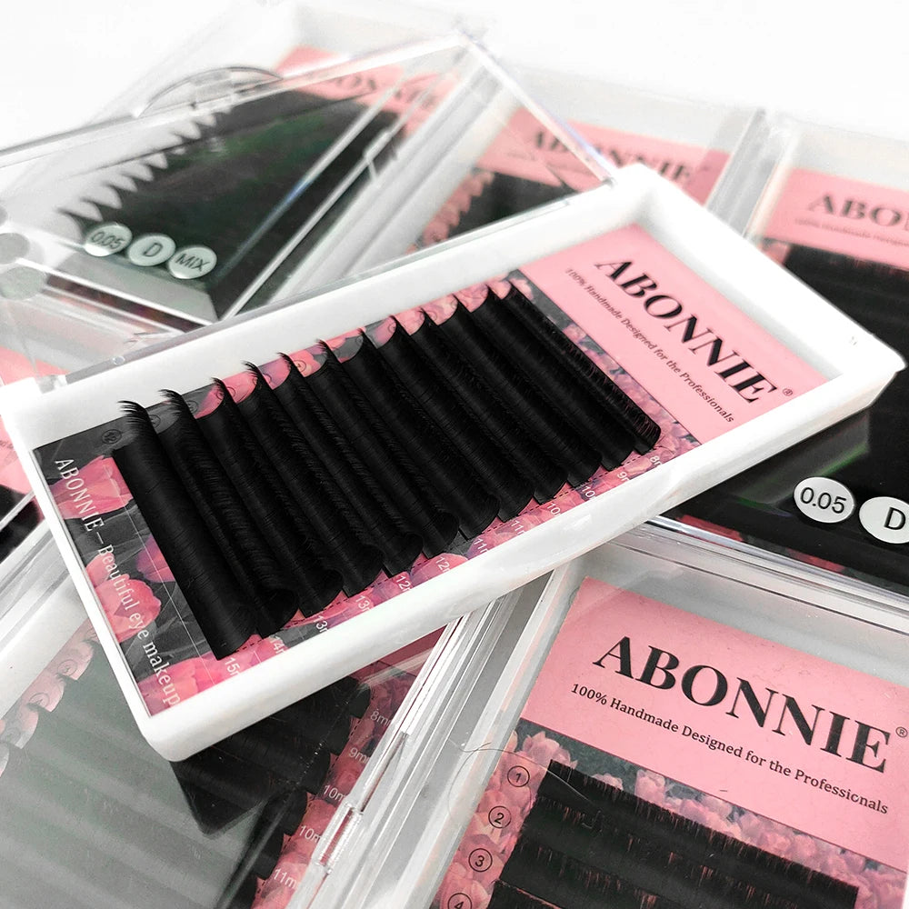 ABONNIE Easy Fan Lashes Cashmere Matte Fast Bloom Mink Eyelash