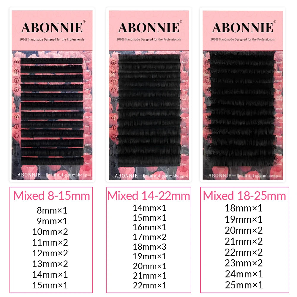 ABONNIE Easy Fan Lashes Cashmere Matte Fast Bloom Mink Eyelash