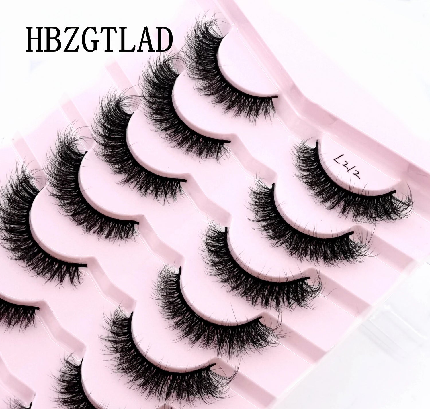 Mink Lashes Natural Look False Eyelashes Wispy Cat Eye Lashes Fluffy 3D Mink Lashes Natural Fake Lashes Strip Lashes Pack 7Pairs