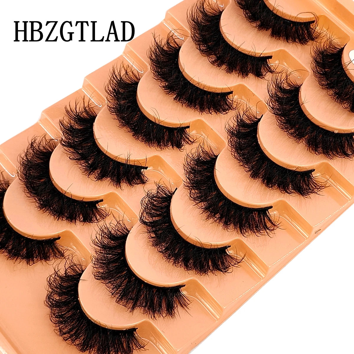 Mink Lashes Natural Look False Eyelashes Wispy Cat Eye Lashes Fluffy 3D Mink Lashes Natural Fake Lashes Strip Lashes Pack 7Pairs