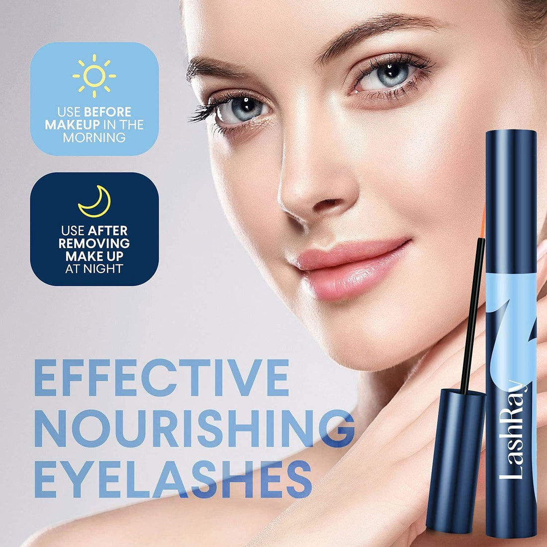 Eyelash Growth Serum, Blue, 0.1 Fl Oz