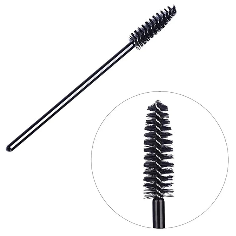 50/1000Pcs Disposable Eyelash Brushes Eyelashes Extension Tools Eyebrow Brush Mascara Wands Applicator Spoolers Makeup Tools